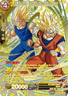 BT20-096 SS Son Goku & SS Vegeta, Ultimate Duo (Alt art)