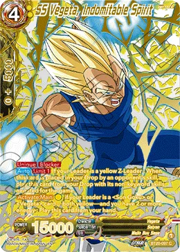 BT20-097 SS Vegeta, Indomitable Spirit (Alt art)