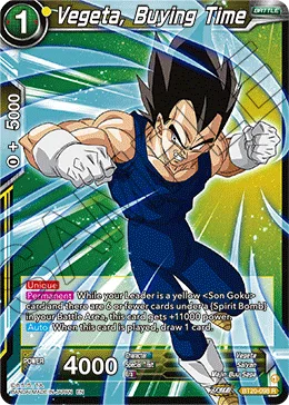 BT20-098 Vegeta, Buying Time