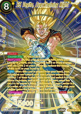 BT20-099 SS Vegito, Overwhelming Might (SPR)
