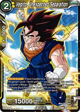 BT20-100 Vegito, Unexpected Separation