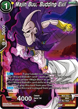 BT20-105 Majin Buu, Budding Evil