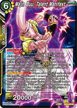 BT20-107 Majin Buu, Talent Manifest