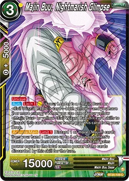 BT20-109 Majin Buu, Nightmarish Glimpse
