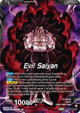 BT20-114 Evil Saiyan