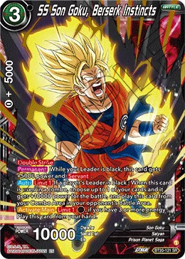 BT20-121 SS Son Goku, Berserk Instincts