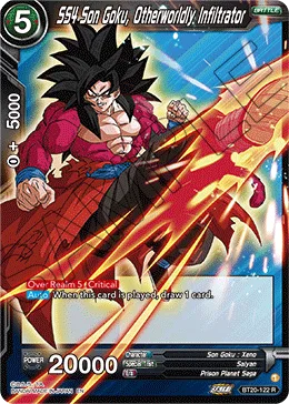 BT20-122 SS4 Son Goku, Otherworldly Infiltrator