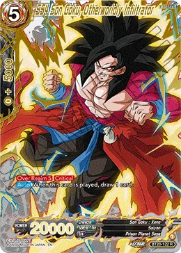 BT20-122 SS4 Son Goku, Otherworldly Infiltrator (Alt art)
