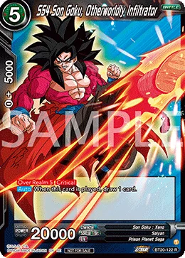 BT20-122 SS4 Son Goku, Otherworldly Infiltrator (Promo)