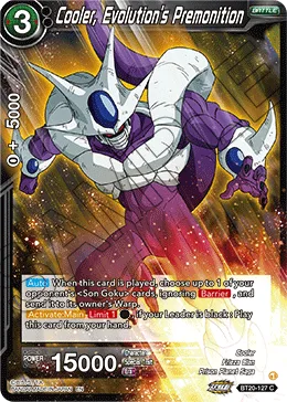 BT20-127 Cooler, Evolution's Premonition