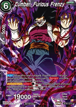 BT20-131 Cumber, Furious Frenzy (Alt art)