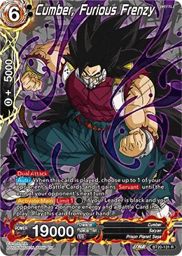 BT20-131 Cumber, Furious Frenzy (Alt art)