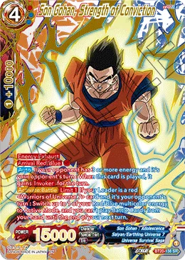 BT20-138 Son Gohan, Strength of Conviction (Alt art)