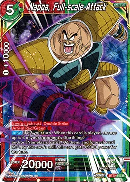 BT20-142 Nappa, Full-scale Attack