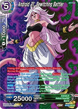 BT20-144 Android 21, Bewitching Battler (Alt art)