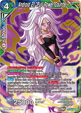 BT20-145 Android 21, Full-Power Counter