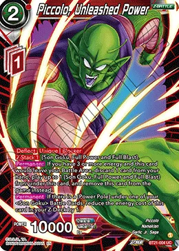 BT21-004 Piccolo, Unleashed Power