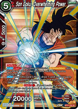 BT21-008 Son Goku, Overwhelming Power