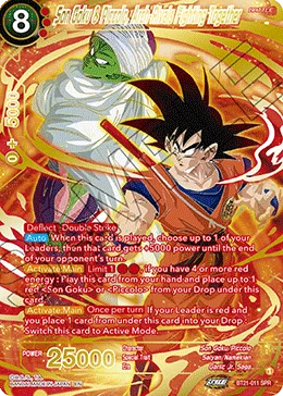 BT21-011 Son Goku & Piccolo, Arch-Rivals Fighting Together (SPR)
