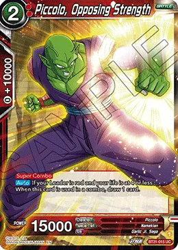 BT21-015 Piccolo, Opposing Strength