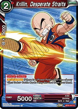 BT21-017 Krillin, Desperate Straits
