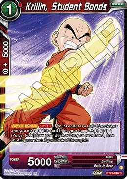 BT21-018 Krillin, Student Bonds