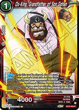BT21-022 Ox-King, Grandfather of Son Gohan