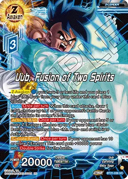 BT21-036 Uub, Fusion of Two Spirits