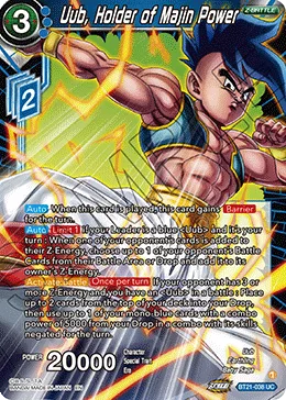 BT21-038 Uub, Holder of Majin Power