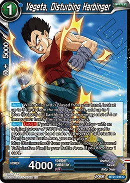 BT21-046 Vegeta, Disturbing Harbinger