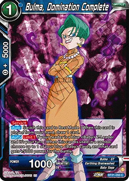 BT21-050 Bulma, Domination Complete