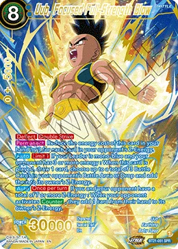 BT21-051 Uub, Focused Full-Strength Blow (SPR)