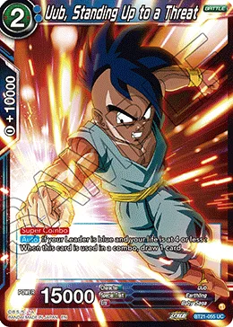 BT21-055 Uub, Standing Up to a Threat