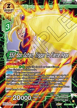 BT21-069 SS2 Son Gohan, Trigger to Fierce Rage
