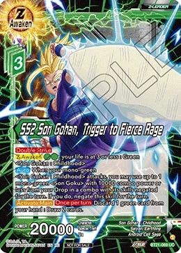 BT21-069 SS2 Son Gohan, Trigger to Fierce Rage (Promo)