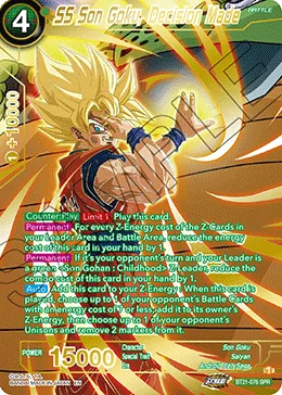 BT21-076 SS Son Goku, Decision Made (SPR)