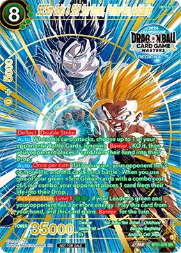 BT21-079 SS Son Goku & SS2 Son Gohan, Father-Son Solidarity (Promo)