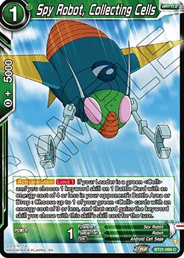 BT21-095 Spy Robot, Collecting Cells