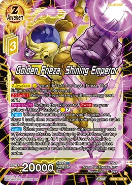 BT21-102 Golden Frieza, Shining Emperor