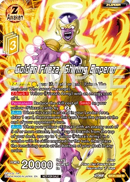 BT21-102 Golden Frieza, Shining Emperor (Promo)