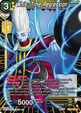 BT21-104 Whis, Time Regression