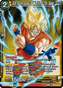 BT21-108 SS Son Goku, Waiting To See