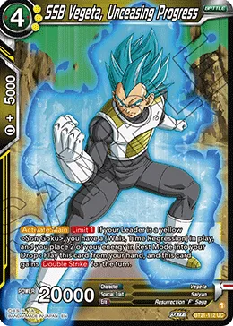BT21-112 SSB Vegeta, Unceasing Progress