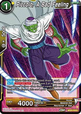 BT21-115 Piccolo, A Bad Feeling