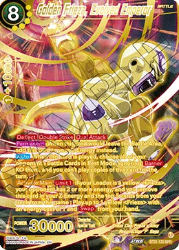 BT21-120 Golden Frieza, Evolved Emperor (SPR)