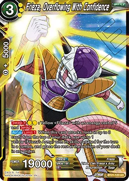 BT21-123 Frieza, Overflowing With Confidence