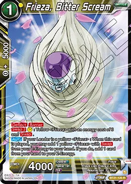 BT21-125 Frieza, Bitter Scream