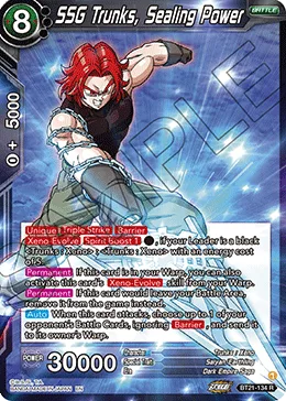 BT21-134 SSG Trunks, Sealing Power