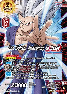 BT22-003 Son Gohan, Awakening to Beast