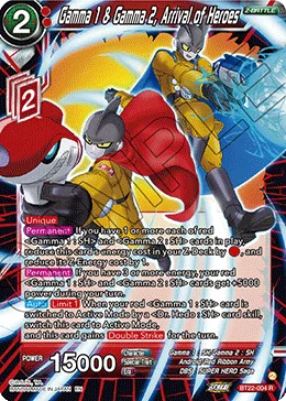 BT22-004 Gamma 1 & Gamma 2, Arrival of Heroes